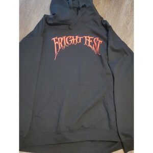 Six Flags‎ Fright Fest Graphic Hoodie Halloween Theme Park 2XL